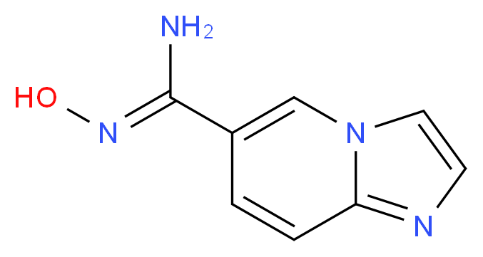 N'-Hydroxyimidazo[1,2-a]pyridine-6-carboximidamide_Molecular_structure_CAS_885950-24-3)