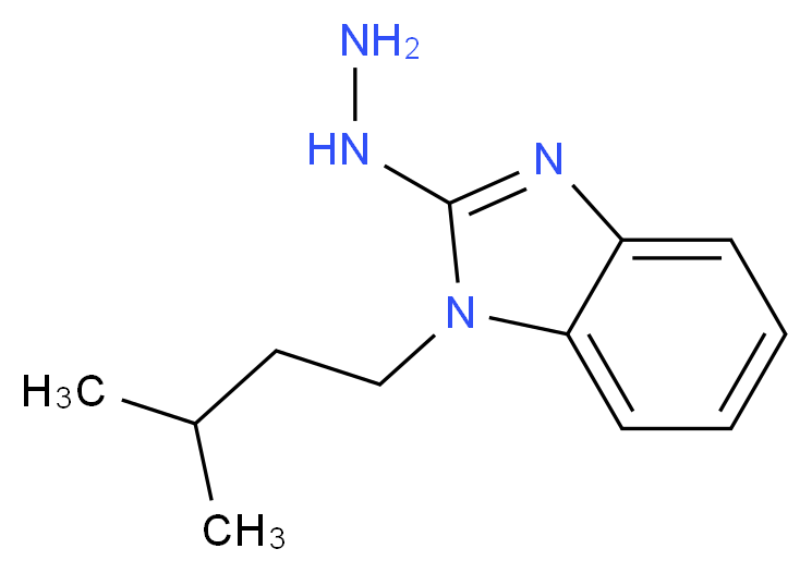 2-hydrazino-1-(3-methylbutyl)-1H-benzimidazole_Molecular_structure_CAS_615281-73-7)