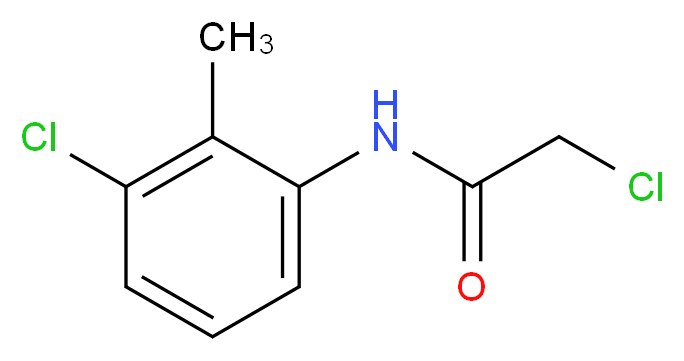 2-Chloro-N-(3-chloro-2-methylphenyl)acetamide_Molecular_structure_CAS_99585-94-1)