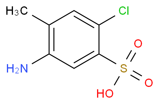 5-Amino-2-chloro-4-methylbenzenesulfonic acid_Molecular_structure_CAS_83543-94-6)