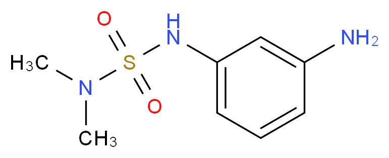 N′-(3-Aminophenyl)-N,N-dimethylsulfamide_Molecular_structure_CAS_57947-00-9)