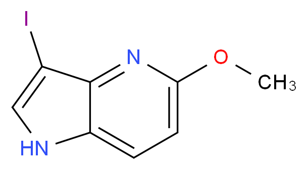 3-Iodo-5-methoxy-1H-pyrrolo[3,2-b]pyridine_Molecular_structure_CAS_913983-30-9)