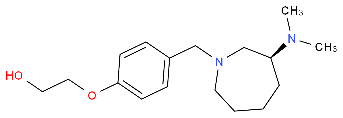 2-(4-{[(3S)-3-(dimethylamino)azepan-1-yl]methyl}phenoxy)ethanol_Molecular_structure_CAS_)