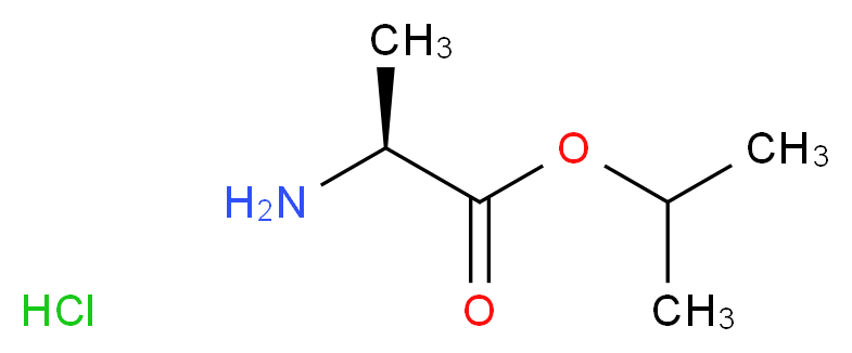 (S)-Isopropyl 2-aMinopropanoate hydrochloride_Molecular_structure_CAS_62062-65-1)