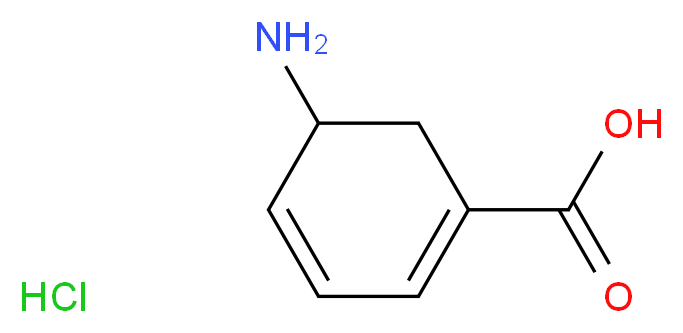3-Amino-2,3-dihydrobenzoic acid hydrochloride_Molecular_structure_CAS_59556-17-1)