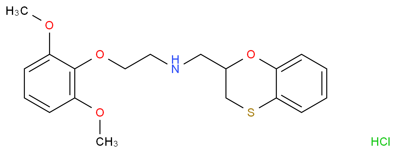 Benoxathian hydrochloride_Molecular_structure_CAS_92642-97-2)