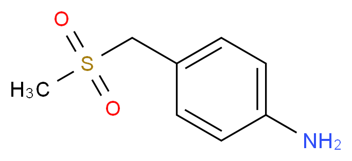 4-(methanesulfonylmethyl)aniline_Molecular_structure_CAS_)