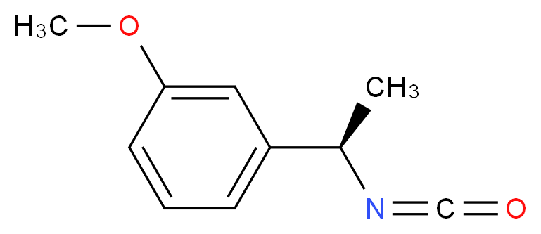 (R)-(+)-1-(3-Methoxyphenyl)ethyl isocyanate_Molecular_structure_CAS_745784-07-0)