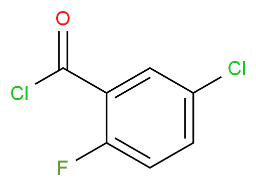 5-Chloro-2-fluorobenzoyl chloride_Molecular_structure_CAS_394-29-6)