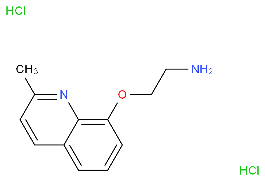 {2-[(2-Methylquinolin-8-yl)oxy]ethyl}amine dihydrochloride_Molecular_structure_CAS_1094492-24-6)