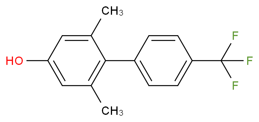 2,6-dimethyl-4'-(trifluoromethyl)biphenyl-4-ol_Molecular_structure_CAS_872258-58-7)