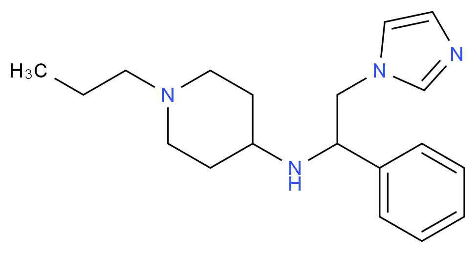 N-[2-(1H-imidazol-1-yl)-1-phenylethyl]-1-propylpiperidin-4-amine_Molecular_structure_CAS_)