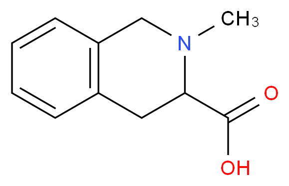 2-Methyl-1,2,3,4-tetrahydroisoquinoline-3-carboxylic acid_Molecular_structure_CAS_)
