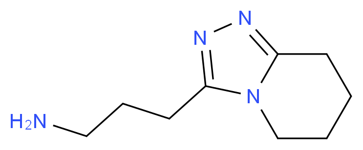 3-{5H,6H,7H,8H-[1,2,4]triazolo[4,3-a]pyridin-3-yl}propan-1-amine_Molecular_structure_CAS_)