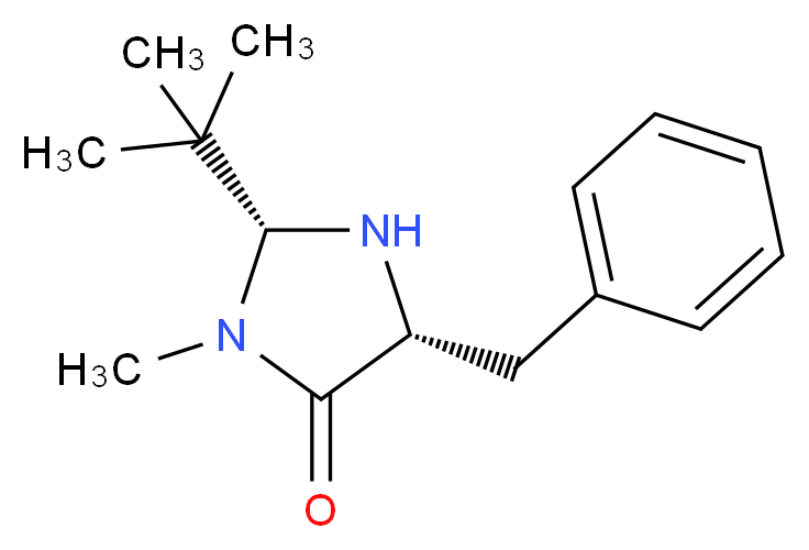 (2R,5R)-(+)-2-tert-Butyl-3-methyl-5-benzyl-4-imidazolidinone_Molecular_structure_CAS_390766-89-9)