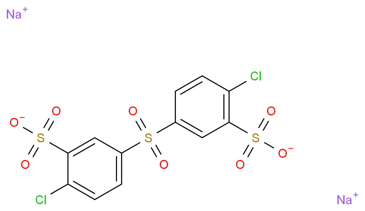 Disodium bis(4-chloro-3-sulfophenyl)sulfone_Molecular_structure_CAS_51698-33-0)