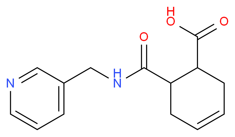 6-[(Pyridin-3-ylmethyl)-carbamoyl]-cyclohex-3-enecarboxylic acid_Molecular_structure_CAS_)