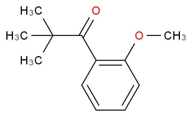1-(2-methoxyphenyl)-2,2-dimethylpropan-1-one_Molecular_structure_CAS_)