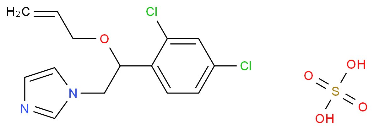 Imazalil sulfate_Molecular_structure_CAS_58594-72-2)