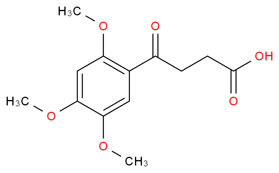 4-Oxo-4-(2,4,5-trimethoxyphenyl)butanoic acid_Molecular_structure_CAS_31914-19-9)