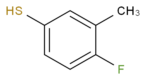 4-Fluoro-3-methylbenzene-1-thiol_Molecular_structure_CAS_845790-87-6)