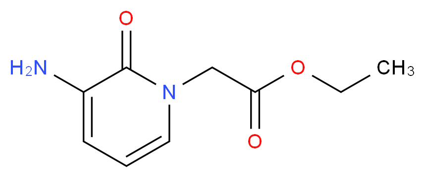 ethyl 2-(3-amino-2-oxopyridin-1(2H)-yl)acetate_Molecular_structure_CAS_147283-74-7)