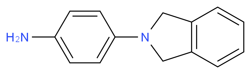 4-(1,3-Dihydro-isoindol-2-yl)-phenylamine_Molecular_structure_CAS_)