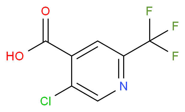 5-chloro-2-(trifluoromethyl)isonicotinic acid_Molecular_structure_CAS_823222-01-1)