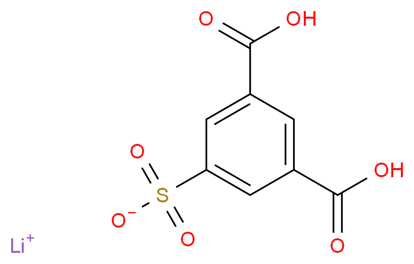 5-Sulfoisophthalic acid monolithium salt_Molecular_structure_CAS_46728-75-0)