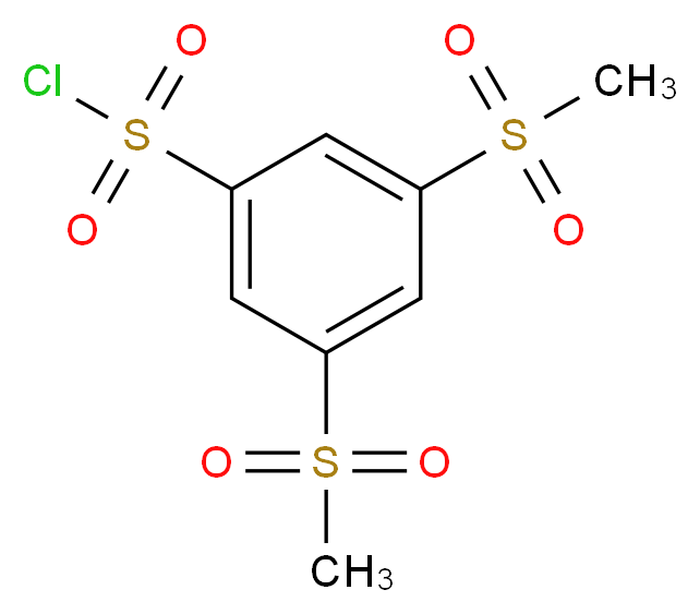 3,5-Bis(methylsulphonyl)benzenesulphonyl chloride_Molecular_structure_CAS_)