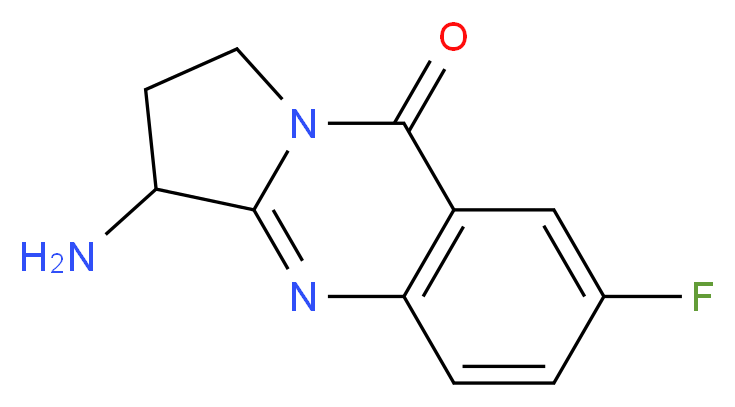 3-amino-7-fluoro-1H,2H,3H,9H-pyrrolo[2,1-b]quinazolin-9-one_Molecular_structure_CAS_)