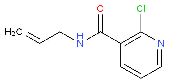 2-chloro-N-(prop-2-en-1-yl)pyridine-3-carboxamide_Molecular_structure_CAS_)