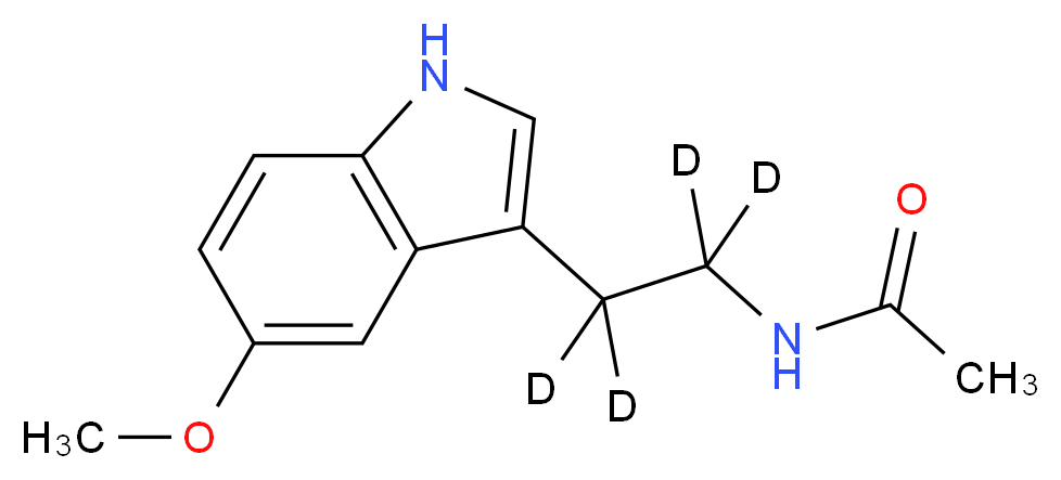 Melatonin-d4_Molecular_structure_CAS_66521-38-8)