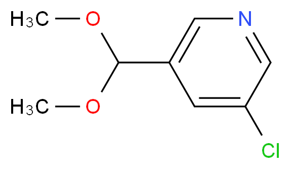 3-Chloro-5-dimethoxymethyl-pyridine_Molecular_structure_CAS_879326-81-5)