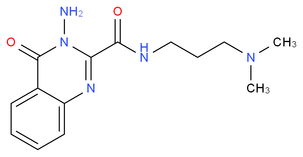 N2-[3-(dimethylamino)propyl]-3-amino-4-oxo-3,4-dihydroquinazoline-2-carboxamide_Molecular_structure_CAS_)