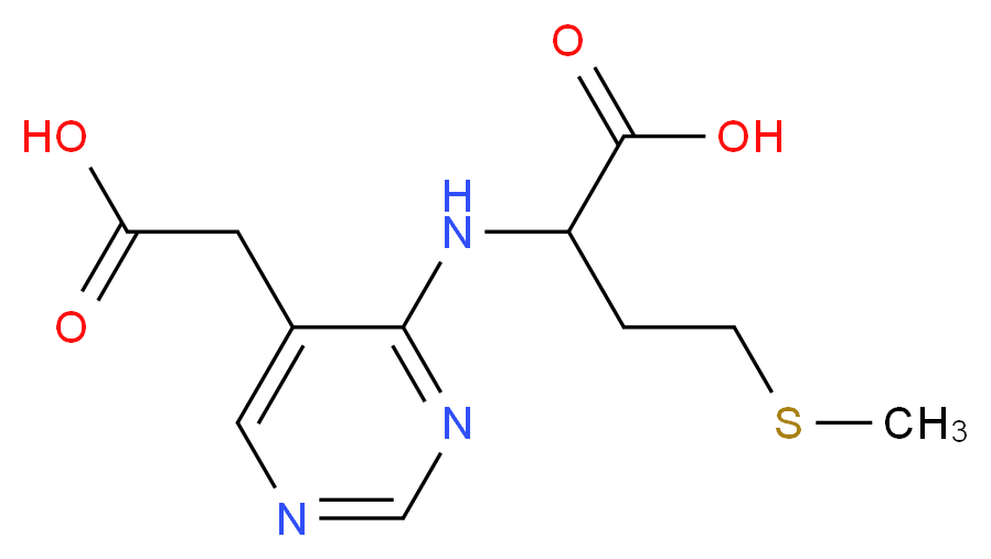 N-[5-(carboxymethyl)pyrimidin-4-yl]methionine_Molecular_structure_CAS_)
