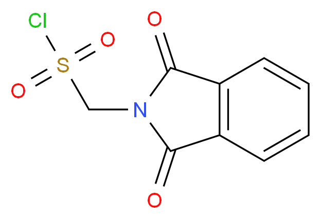 (1,3-dioxo-2,3-dihydro-1H-isoindol-2-yl)methanesulfonyl chloride_Molecular_structure_CAS_)