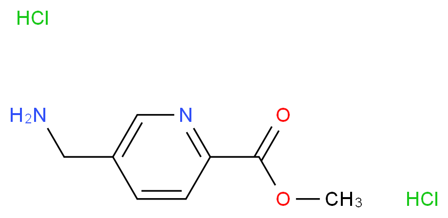 methyl 5-(aminomethyl)pyridine-2-carboxylate dihydrochloride_Molecular_structure_CAS_)