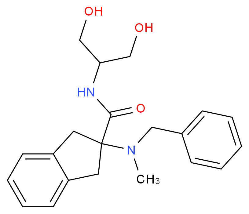 2-[benzyl(methyl)amino]-N-[2-hydroxy-1-(hydroxymethyl)ethyl]-2-indanecarboxamide_Molecular_structure_CAS_)