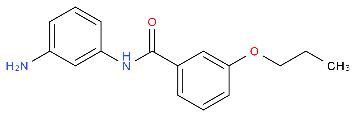 N-(3-Aminophenyl)-3-propoxybenzamide_Molecular_structure_CAS_)