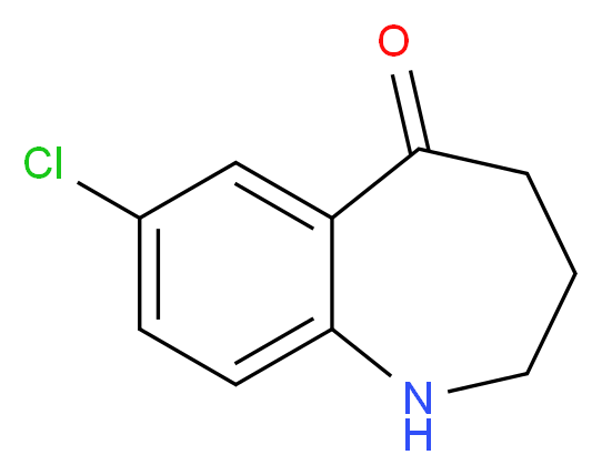 7-Chloro-1,2,3,4-tetrahydrobenzo[b]azepin-5-one_Molecular_structure_CAS_160129-45-3)
