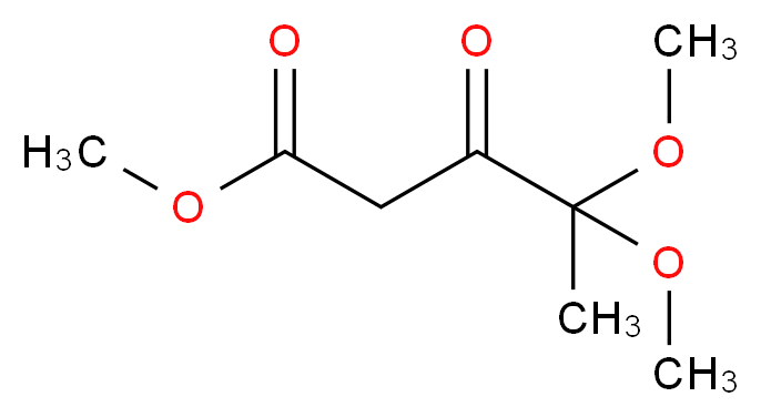 Methyl 4,4-dimethoxy-3-oxovalerate_Molecular_structure_CAS_62759-83-5)
