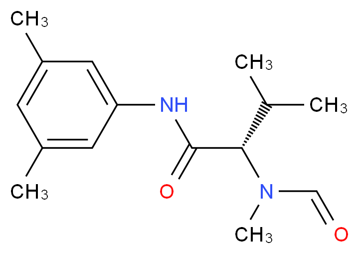(S)-N-(3,5-Dimethylphenyl)-3-methyl-2-(N-formyl-N-methylamino)butanamide_Molecular_structure_CAS_731797-86-7)