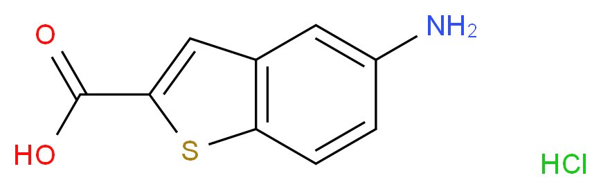 5-amino-1-benzothiophene-2-carboxylic acid hydrochloride_Molecular_structure_CAS_)