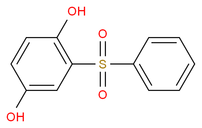 2-(Phenylsulfonyl)-1,4-benzenediol_Molecular_structure_CAS_23156-75-4)