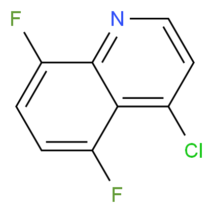 4-Chloro-5,8-difluoroquinoline_Molecular_structure_CAS_874781-04-1)