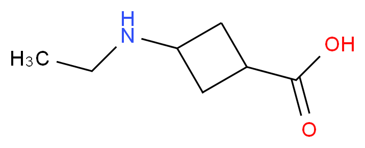 3-(ethylamino)cyclobutanecarboxylic acid_Molecular_structure_CAS_)