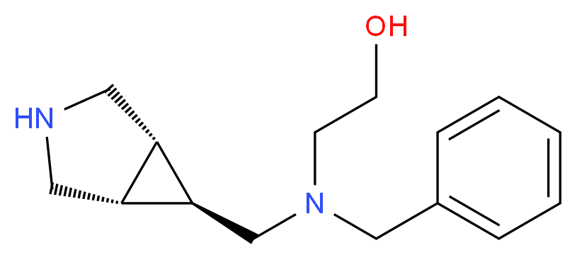 2-[[(1R*,5S*,6r*)-3-azabicyclo[3.1.0]hex-6-ylmethyl](benzyl)amino]ethanol_Molecular_structure_CAS_)