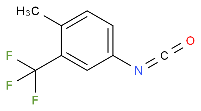3-(Trifluoromethyl)-4-methylphenyl isocyanate_Molecular_structure_CAS_51903-64-1)