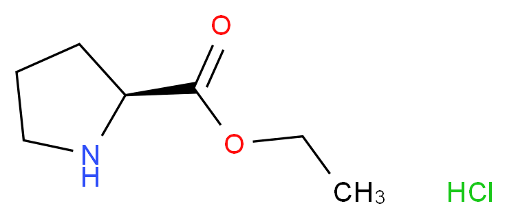(S)-Ethyl pyrrolidine-2-carboxylate hydrochloride_Molecular_structure_CAS_33305-75-8)